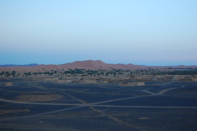 Erg Chebbi at dusk